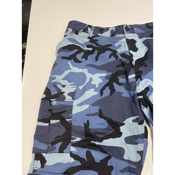 Rothco Blue BDU Pants Camouflage Tactical 6-Pocket Cargo Military Fatigues - Picture 2 of 16